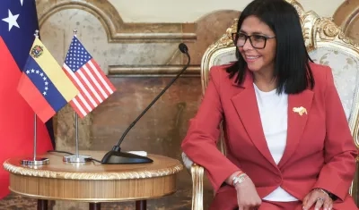 Delcy Rodríguez, Presidenta encargada de Venezuela.