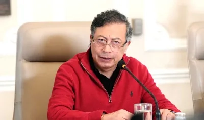 El Presidente Gustavo Petro.