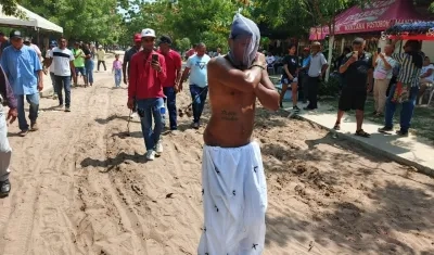 Flagelantes en Santo Tomás.