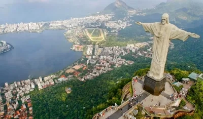 La estatua del Cristo Redentor fue construida en 1931. 