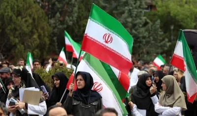Marchas en Irán.