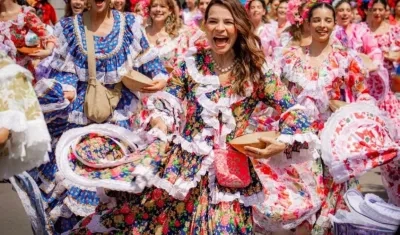 Desfile de Piloneras.