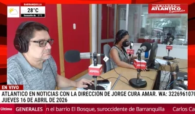 Transmisión de Atlántico en Noticias.