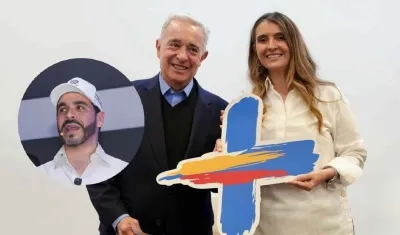 Abelardo De La Espriella, Álvaro Uribe y Paloma Valencia.