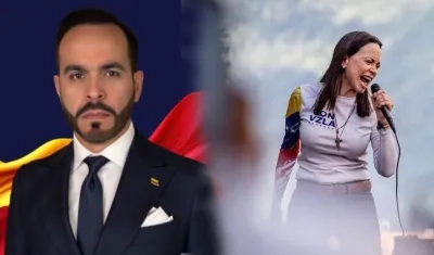 Abelardo De La Espriella y María Corina Machado.