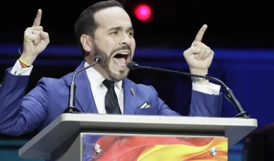 El candidato presidencial Abelardo De La Espriella. 