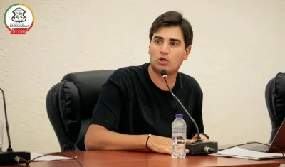 Concejal Juan David Abisambra.