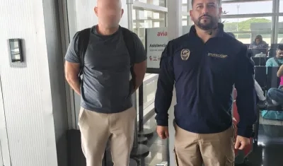 El turista alemán que fue inadmitido.