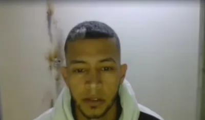 Jhorman David Mora Silva, alias 'Caleño'.