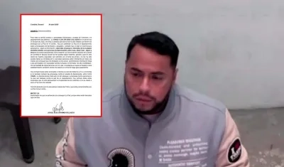 Jorge Eliécer Díaz Collazos y la carta enviada a las autoridades. 