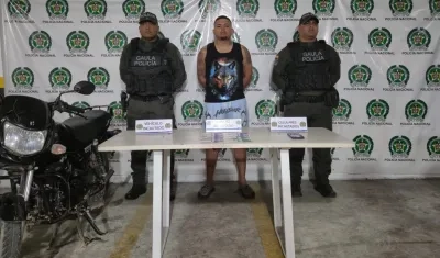 La captura se realizó por parte del Gaula de la Policía. 