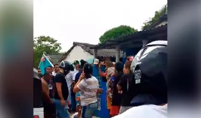 Lugar donde se presentó el ataque sicarial en el barrio El Carmen este sábado. 