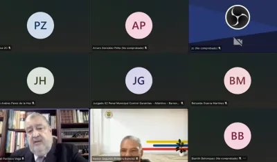 Aspecto de la audiencia de este miércoles, donde el juez tomó la decisión de primera instancia. 