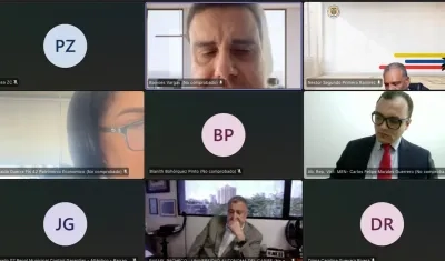 Ramsés Vargas Lamadrid en su intervención este lunes en la audiencia. 