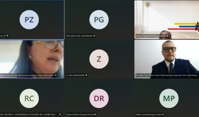 La intervención de la Fiscal durante la audiencia de este viernes. 