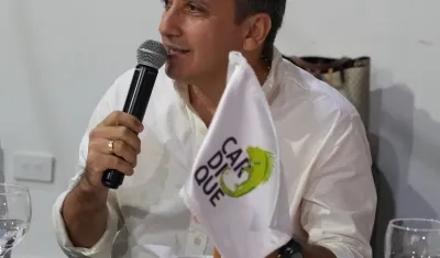 Director general de Cardique, Ángelo Bacci Hernández.