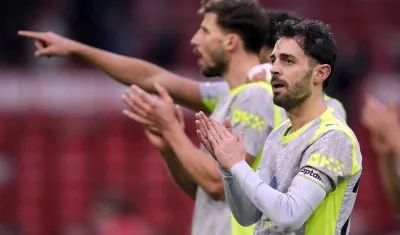 Bernardo Silva, mediocampista del Manchester City.
