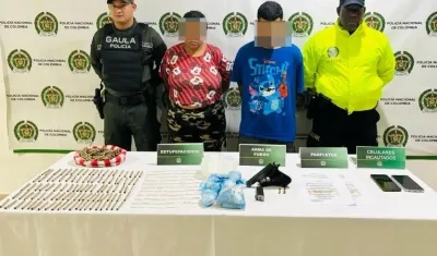 En el mismo operativo fue capturada una mujer y aprehendido un adolescente de 16 años de edad.