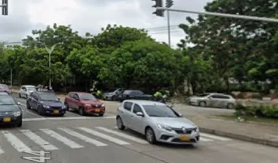 Carrera 44 con calle 72.