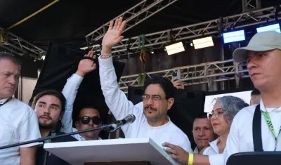 El candidato Iván Cepeda.
