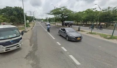 Circunvalar con Cordialidad, donde ocurrió el hecho. 