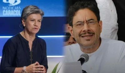 Claudia López e Iván Cepeda Castro.