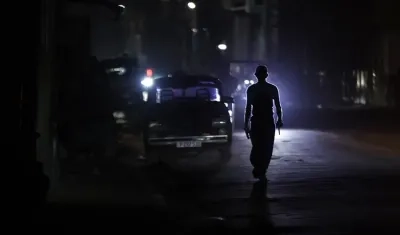Imagen referencial de los apagones en Cuba.