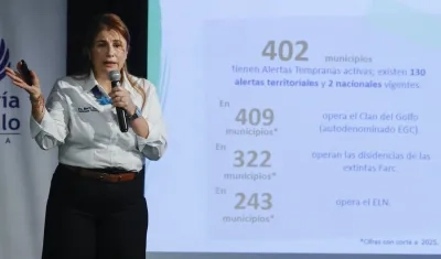 La Defensora del Pueblo, Iris Marín Ortiz.