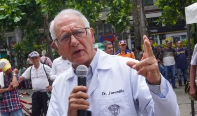 El MInistro de Salud Guillermo Alfonso Jaramillo.