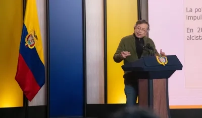 El Presidente Gustavo Petro.