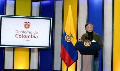 El Presidente Gustavo Petro.