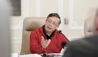 El Presidente Gustavo Petro.