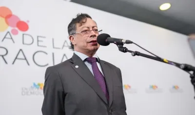 El Presidente Gustavo Petro.