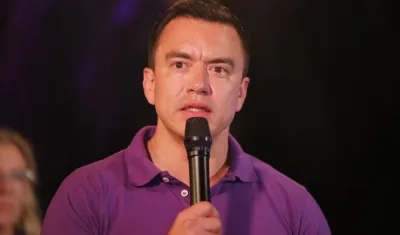 El Presidente de Ecuador, Daniel Noboa.