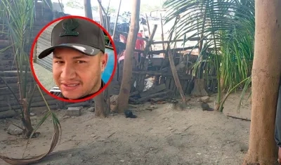 Enyerbeth Alberto Delpino Chirino y el lugar de los hechos.
