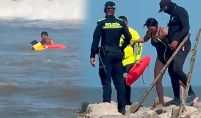 Rescate de dos surfistas