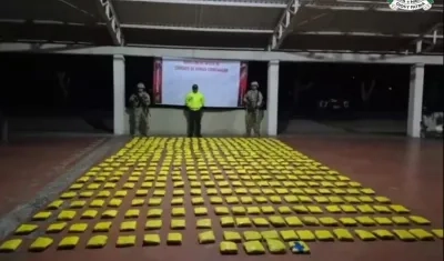 Marihuana incautada. 