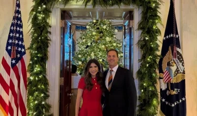 Kristi Noem y Byron Noem.
