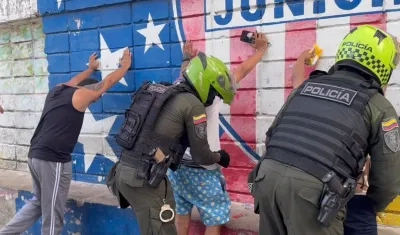 La Policía desplegó su pie de fuerza en la capital del Atlántico y su área metropolitana.