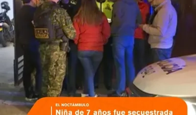 La niña fue rescatada sana y salva dentro de la camioneta.