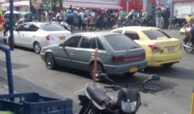 Lugar donde ocurrió el crimen del vendedor informal de frutas. 