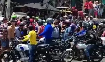 Lugar donde se perpetró el ataque sicarial. 