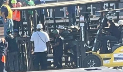 Lugar donde se hará el concierto en Río de Janeiro.