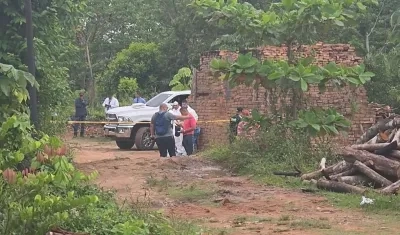 Lugar de la masacre. 