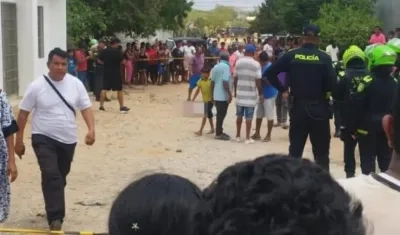 Foto de referencia de masacre reciente en La Guajira. 