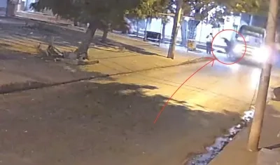 Momento en qué ocurrió el accidente de tránsito. 