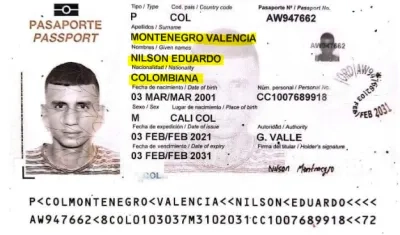 Nilson Montenegro Valencia.