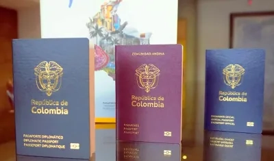 Nuevo pasaporte en Colombia