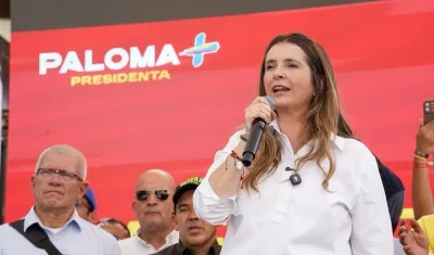 Paloma Valencia, candidata presidencial.