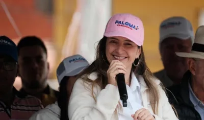 La candidata presidencial, Paloma Valencia.